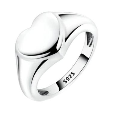 Imagem de Anel Feminino De Prata Esterlina 925 Com Caveira, Laço, Coroa, Coração