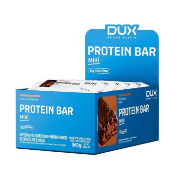 Imagem de Protein Bar Mini - 12 Unidade 30g Chocolate e Avelã - Dux Human Healt-Masculino