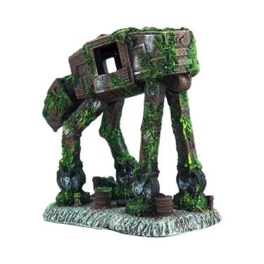 Imagem de Decorações De Aquário Em Forma De Cão Robô, Ornamentos De Resina Para 