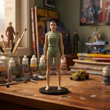 Imagem de Action Figure Onze Eleven Série Stranger Things Com Base - Figure Coll