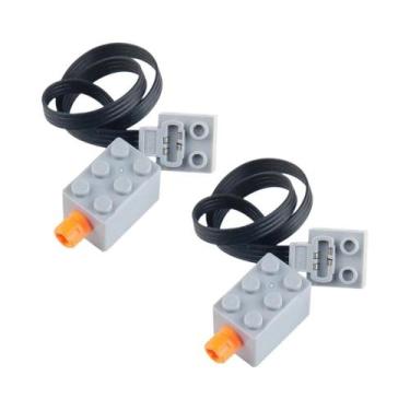 Imagem de Micro Mini Motor Tech MOC Blocos De Montar 2x3 Peças Personalizadas Co