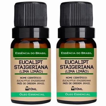 Imagem de Kit 2 Óleos Essenciais - 2 Eucalipto Lima Limão 10Ml - Essencia Brasil