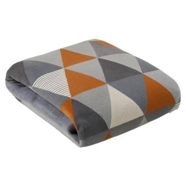 Imagem de Manta Microfibra Estampada Casal 180x200 Admirare, Losango