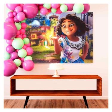Imagem de Painel TNT Encanto Decoração Parede Festa Enfeite Mirabel