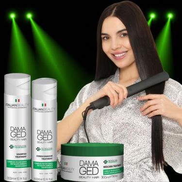 Imagem de Kit Hidratação Capilar Pós Química Tratamento e Terapia 3 Passos - Ita