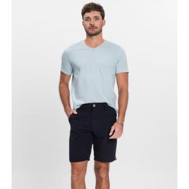 Imagem de Bermuda Maculina Sarja Com Bolsos Shift Preto, 38, Preto