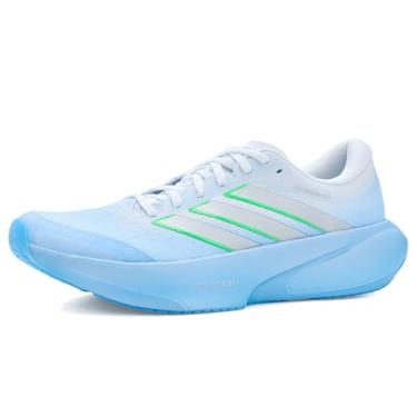 Imagem de adidas Tênis de corrida feminino Supernova Rise 3, Azul/prata metálico/branco, 36