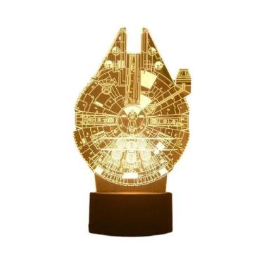 Imagem de Lâmpada LED 3D Do Personagem Ironman Spiderman Da Disney Para Quarto I