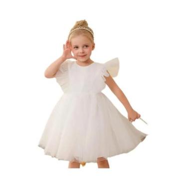 Imagem de Vestido De Princesa Sem Mangas Para Meninas De 3 a 10 Anos, Casual De 