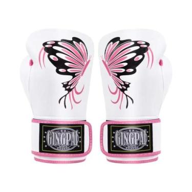 Imagem de Luvas De Boxe Profissionais Femininas Para Treinamento, Fitness, MMA, 