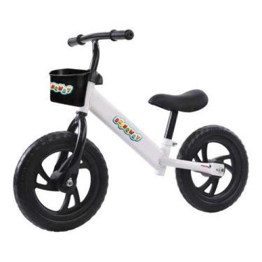 Imagem de Bicicleta Balance Aro 12 Importway Sem Pedais Equilíbrio Branca