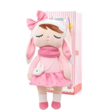 Imagem de Boneca Metoo Doll Original Angela Bichos Floresta Coelha 35 cm com Sac