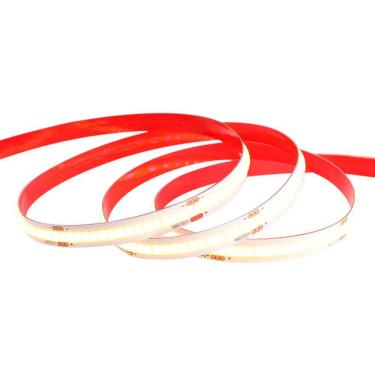 Imagem de Fita De Led Cob Nordecor Com 5 Metros 480leds-m 8w 12v 2700k Luz Amarela 7196