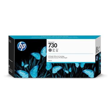Imagem de Cartucho De Tinta Hp 730 Cinza P2v72a | Plotter Hp T1600 T1700 | Original 300ml