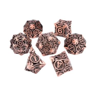 Imagem de Conjunto De Dados Metálicos DND Para Dungeons And Dragons, Dados Polie