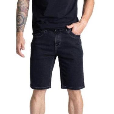 Imagem de Bermuda Jeans Sawary - 282143 - Preto 48-Masculino