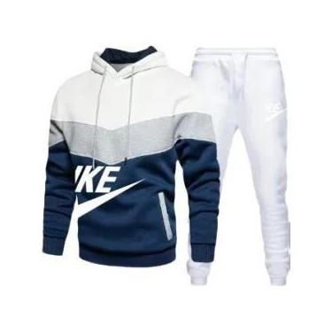 Imagem de Conjunto De Moletom Com Capuz E Calças Para Homens, Casual, Fitness, J