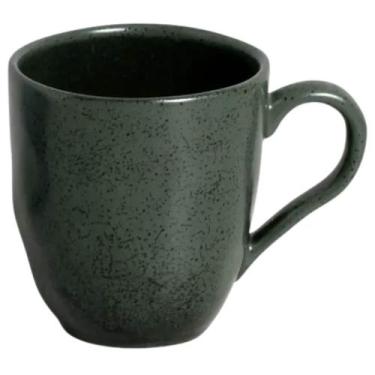 Imagem de Jogo 10 Canecas Verde Arauco Porto Brasil 273ml Xícara de Chá Cerâmica