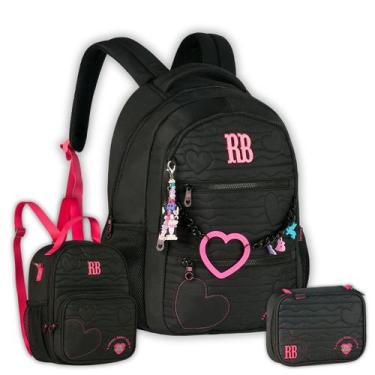 Imagem de Kit Mochila Costas Rebecca Bonbon 19 E Estojo Box Mochila P - Clio Sty
