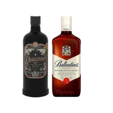 Imagem de Kit Gin Amázzoni Rio Negro 750ml + Whisky - Ballantines Finest Blended