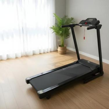 Imagem de Esteira Ergométrica Elétrica Dobrável Bivolt Compacta 10km por h 110kg