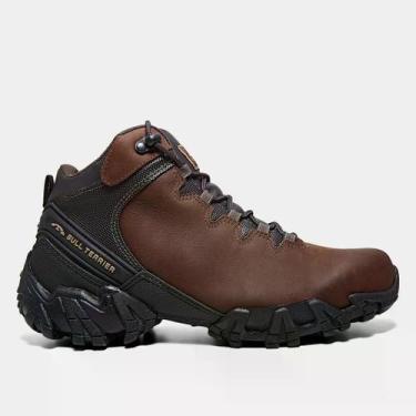 Imagem de Bota Masculina Adventure Bull Terrier Dakar Couro, Castanho, 40