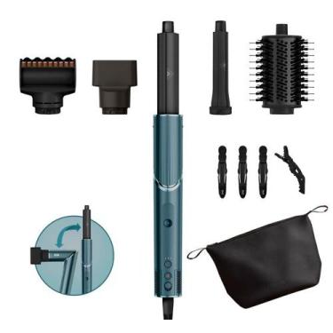 Imagem de Secador e Modelador Shark FlexStyle Teal Multifunções 5 em 1 Edição Li