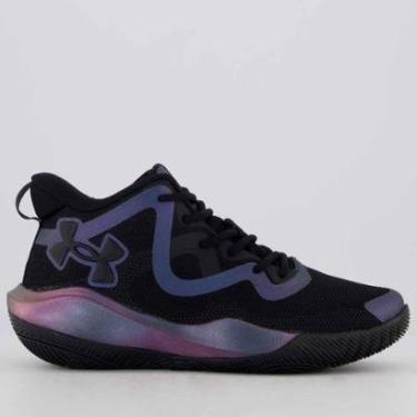 Imagem de Tênis Under Armour Bankshot SE Preto e Roxo-Masculino