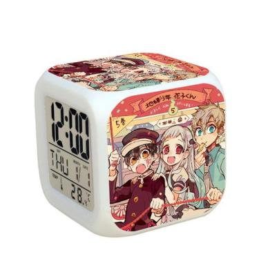 Imagem de Despertador Toiletbounds Hanakokuns Square LED com alarme - yiweisai