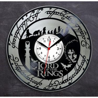 Imagem de Relógio de parede Lords of Rings Bagginss Vinyl Record Anime 30cm - Yi
