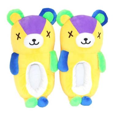 Imagem de Chinelos Animals Crossings Bear Anime Plush Home Co - yiweisai