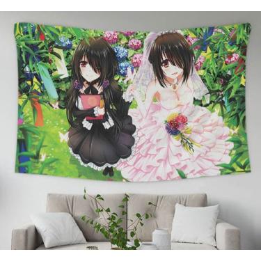 Imagem de Tapeçaria data, um anime ao vivo, design de mangá, 145 x 100 cm, polié