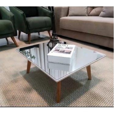 Imagem de Mesa de centro pés palito estrutural madeira - MovelariaPG, tampo espe