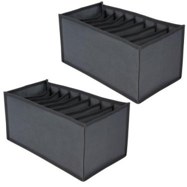 Imagem de Kit 2 Organizador Gaveta Colmeia 9 Divisórias Roupa Íntima - Organize 