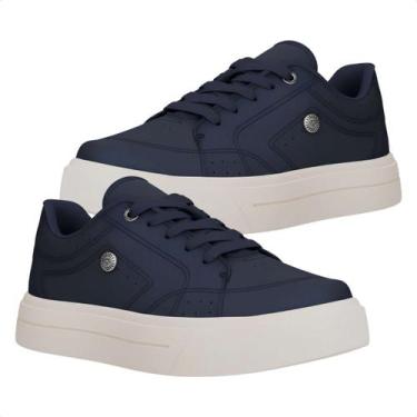 Imagem de Tênis Infantil Kidy K360 Ultra Leve Moderno Casual Anatômico -, Marinh