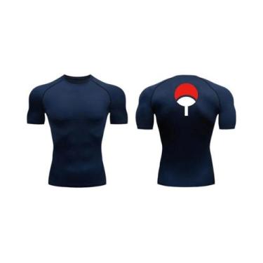 Imagem de Camiseta Masculina De Compressão Com Estampa, Secagem Rápida, Elástica