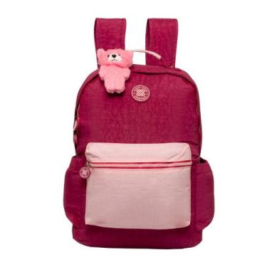 Imagem de Mochila Juvenil - Trendy Block Vinho XERYUS IMPORTACAO E