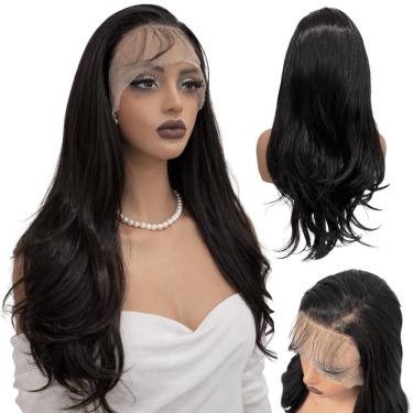 Imagem de Peruca front lace 13x4 futura 60cm castanho escuro 2