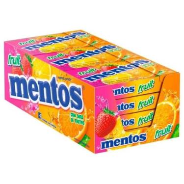 Imagem de Mentos Box Slim Caixa com 12 Unidades, FRUTAS