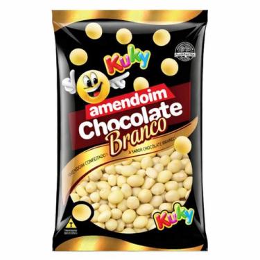 Imagem de Amendoim chocolate branco kuky 70g