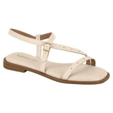 Imagem de Sandália Feminina Beira Rio Conforto Creme Cor:;Gênero:Mulher;Tamanho:39-Feminino