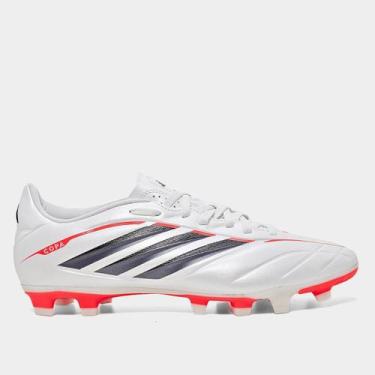 Imagem de Chuteira Campo Adidas Copa Pure IV Club Unissex, Prata, 39