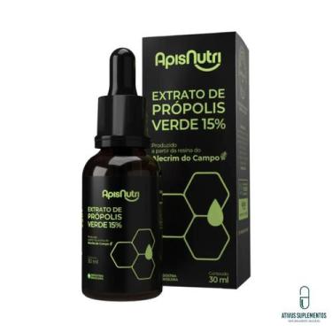 Imagem de Extrato de Própolis Verde 15% Gotas 30mL APISNUTRI