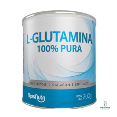 Imagem de Glutamina 200g (L-Glutamina) - APISNUTRI - Nutry Power