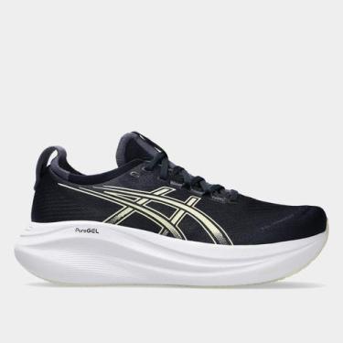 Imagem de Tênis Asics Gel-Nimbus 27 Masculino, Azul, Bege, 41