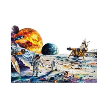 Imagem de Quebra-Cabeça De Madeira Adulto Espacial 120 300 500 1000 Peças Brinqu