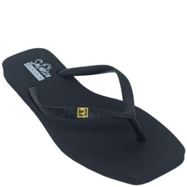 Imagem de Chinelo Ramarim Solarize Feminino com Tira em Glitter-Feminino