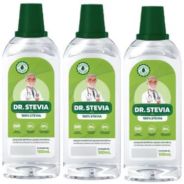 Imagem de Adoçante Natural Dietético Estevia Dr.Stevia Sem Amargo sem glúten, 3 