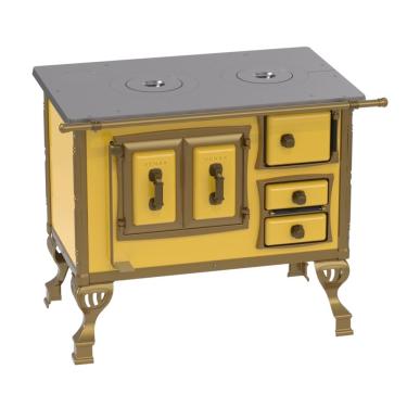 Imagem de Fogao a Lenha Venax n 1 Colonial Amarelo SE