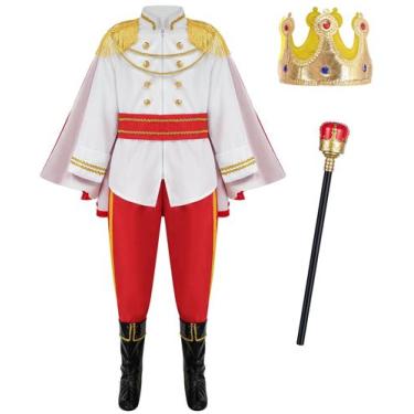 Imagem de Fantasia GZ-LAOPAITOU Boys Prince Charming Birthday Halloween
